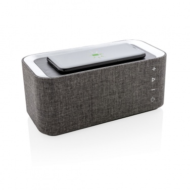 Logo trade promotional giveaway photo of: Vogue wireless charging speaker