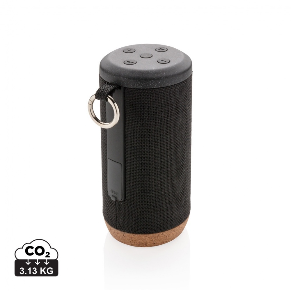 Logotrade advertising products photo of: Baia 10W wireless speaker, cork