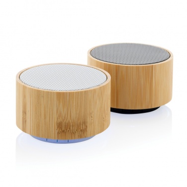 Logotrade promotional item picture of: RCS recycled plastic and bamboo 3W wireless speaker