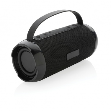 Logo trade promotional merchandise photo of: RCS recycled plastic Soundboom waterproof 6W speaker
