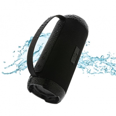 Logotrade promotional item picture of: RCS recycled plastic Soundboom waterproof 6W speaker