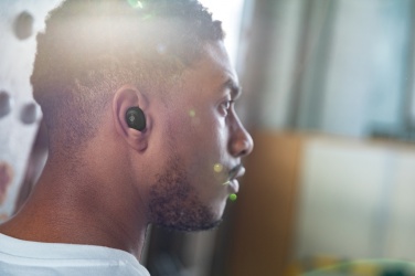 Logotrade corporate gift image of: Urban Vitamin Palm Springs RCS rplastic ENC earbuds