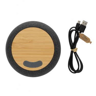 Logotrade corporate gift picture of: RCS Rplastic/PET and bamboo 5W speaker