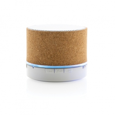 Logo trade promotional items picture of: Cork 3W wireless speaker