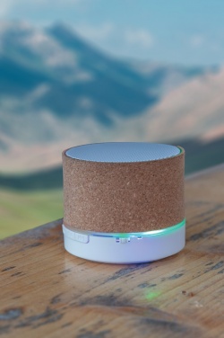 Logo trade promotional giveaway photo of: Cork 3W wireless speaker