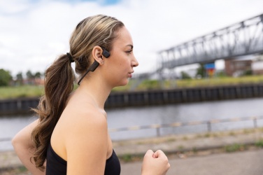 Logo trade promotional gifts image of: Urban Vitamin Glendale RCS rplastic air conductive headphone