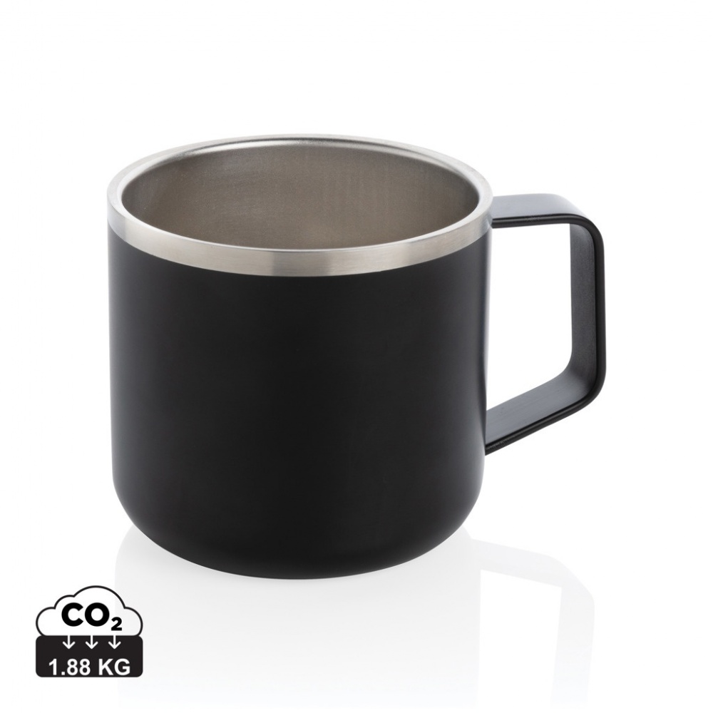 Logo trade promotional products image of: Stainless steel camp mug