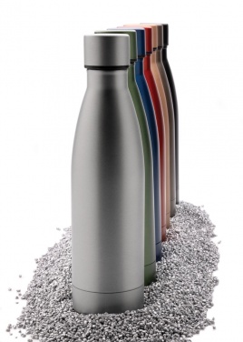 Logo trade advertising products picture of: RCS Recycled stainless steel solid vacuum bottle