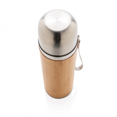 Logotrade promotional giveaways photo of: Bamboo vacuum travel flask