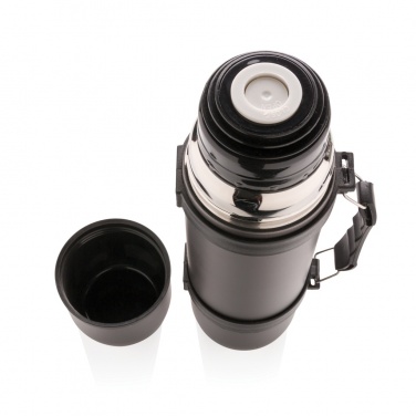 Logo trade corporate gifts image of: Vacuum flask with 2 cups