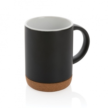 Logotrade advertising product picture of: Ceramic mug with cork base 280ml