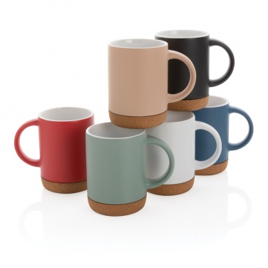 Logotrade business gift image of: Ceramic mug with cork base 280ml