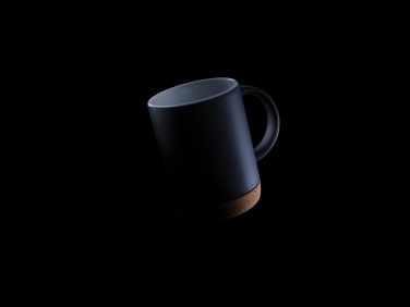 Logo trade business gift photo of: Ceramic mug with cork base 280ml