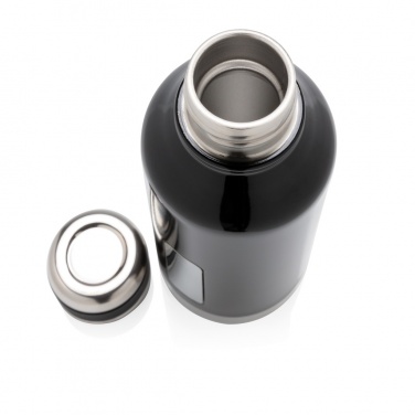 Logo trade promotional gift photo of: Leak proof vacuum bottle with logo plate
