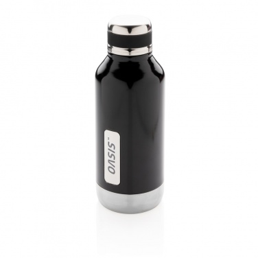 Logo trade corporate gifts picture of: Leak proof vacuum bottle with logo plate