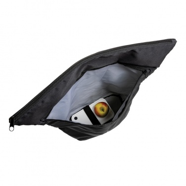 Logo trade promotional giveaways image of: Dillon AWARE™ RPET lightweight foldable backpack