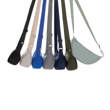 Logo trade promotional products image of: Crescent AWARE™ RPET half moon sling bag