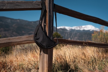 Logotrade promotional giveaways photo of: Crescent AWARE™ RPET half moon sling bag