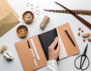 Logo trade promotional items image of: A5 Deluxe design notebook cover