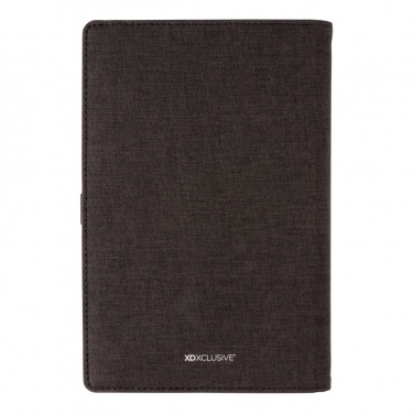 Logo trade promotional merchandise picture of: Air 5W wireless charging refillable journal cover A5