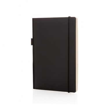 Logo trade corporate gifts image of: A5 deluxe kraft hardcover notebook