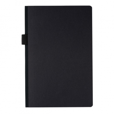 Logo trade advertising products picture of: A5 deluxe kraft hardcover notebook