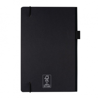 Logotrade promotional giveaway picture of: A5 deluxe kraft hardcover notebook