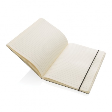 Logo trade business gift photo of: A5 deluxe kraft hardcover notebook