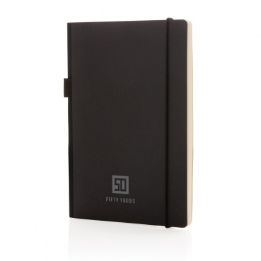 Logotrade advertising products photo of: A5 deluxe kraft hardcover notebook