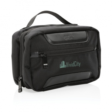 Logotrade promotional products photo of: Swiss Peak AWARE™ RPET Voyager toiletry bag