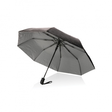 Logotrade promotional giveaway image of: 21" Impact AWARE™ RPET 190T Pongee dual colour mini umbrella