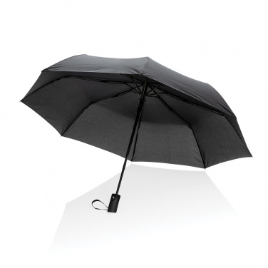 Logo trade promotional products picture of: 21" Impact AWARE™ RPET 190T mini auto open umbrella