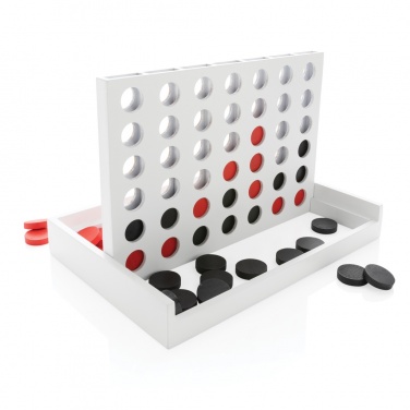 Logo trade corporate gifts picture of: Connect four wooden game