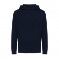 Iqoniq Rila lightweight recycled cotton hoodie, navy
