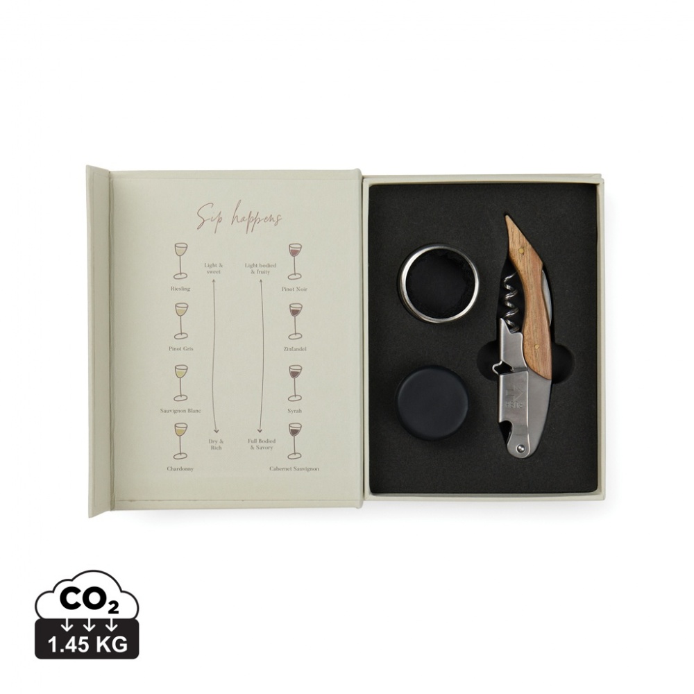 Logo trade promotional gifts image of: VINGA Story of wine