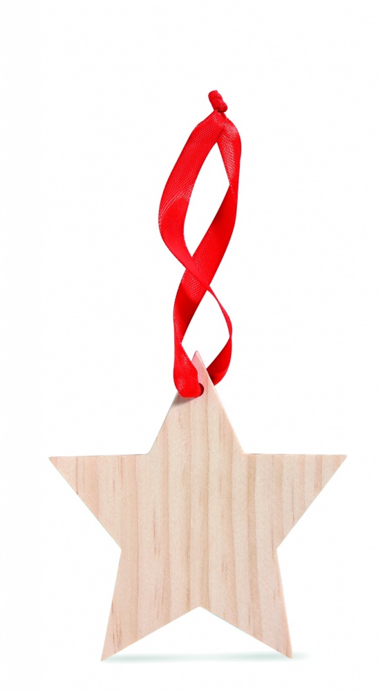 Logo trade corporate gifts picture of: Star shaped hanger
