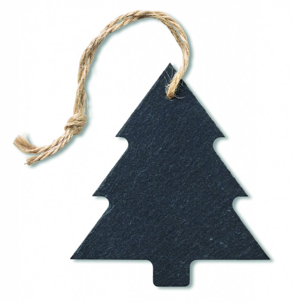 Logo trade promotional items picture of: Slate xmas hanger tree