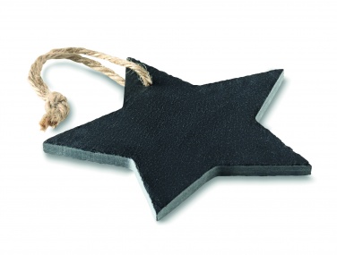 Logotrade promotional merchandise picture of: Slate xmas hanger star