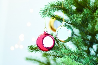 Logo trade corporate gifts image of: Christmas ball for sublimation