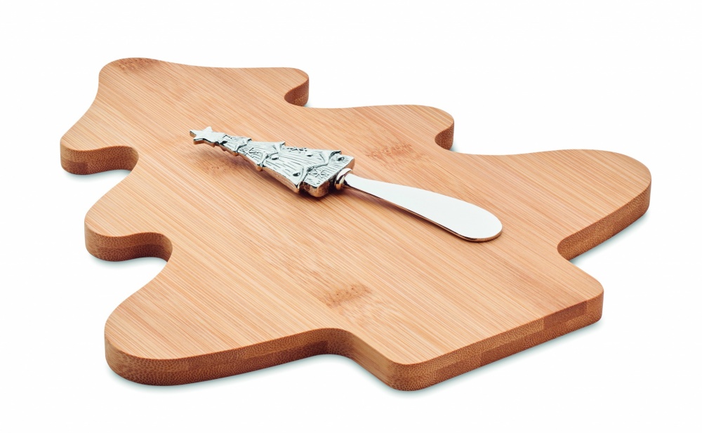 Logotrade promotional products photo of: Cheese board set in bamboo Essen