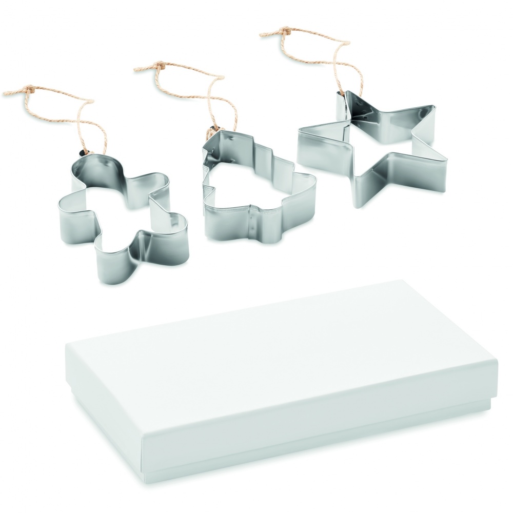 Logo trade promotional merchandise image of: Cookie cutter ornamental set