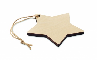 Logo trade business gifts image of: Christmas ornament star