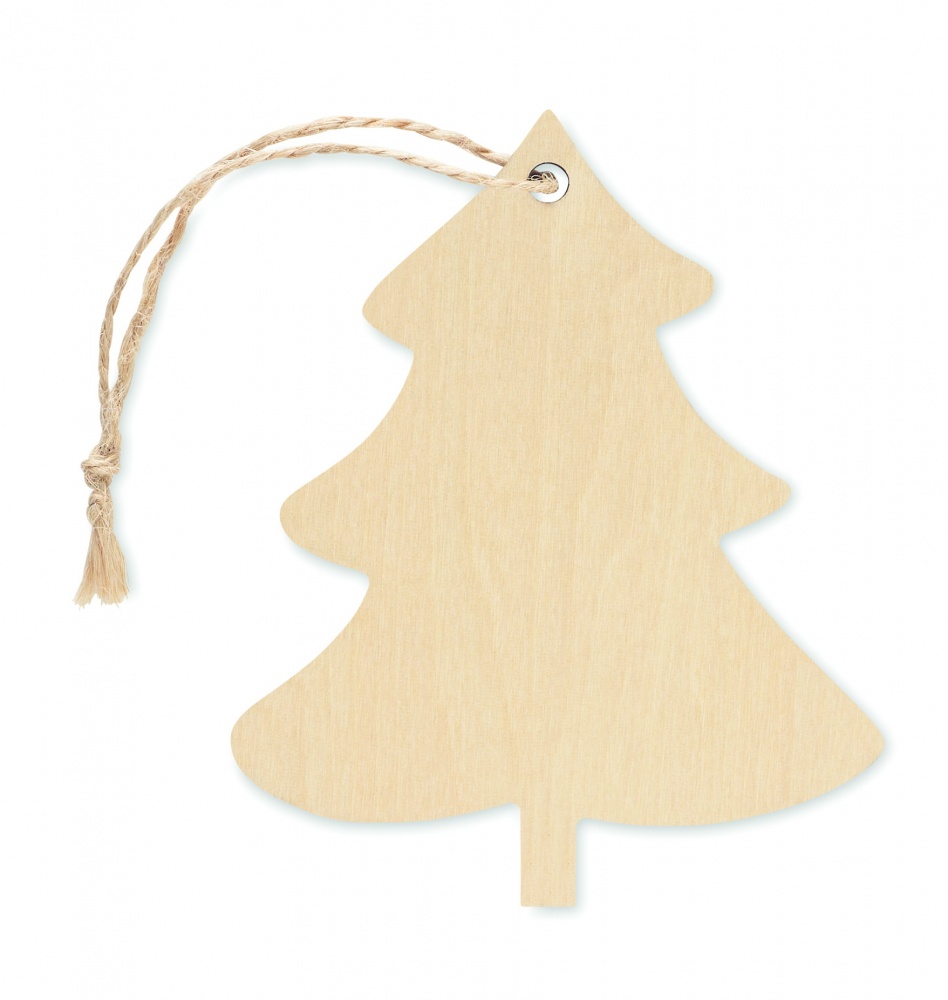 Logo trade promotional merchandise photo of: Christmas ornament tree