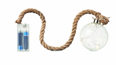 Logotrade promotional merchandise picture of: Glass bauble LED light
