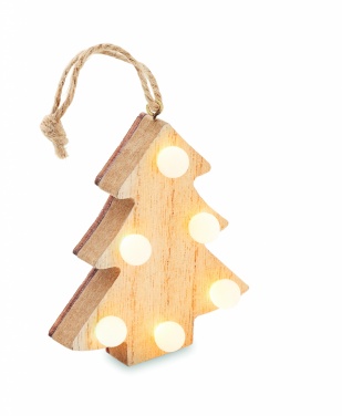 Logotrade promotional product image of: Wooden weed tree with lights