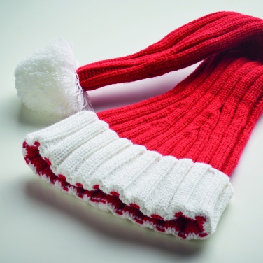 Logo trade business gifts image of: Long Christmas knitted beanie