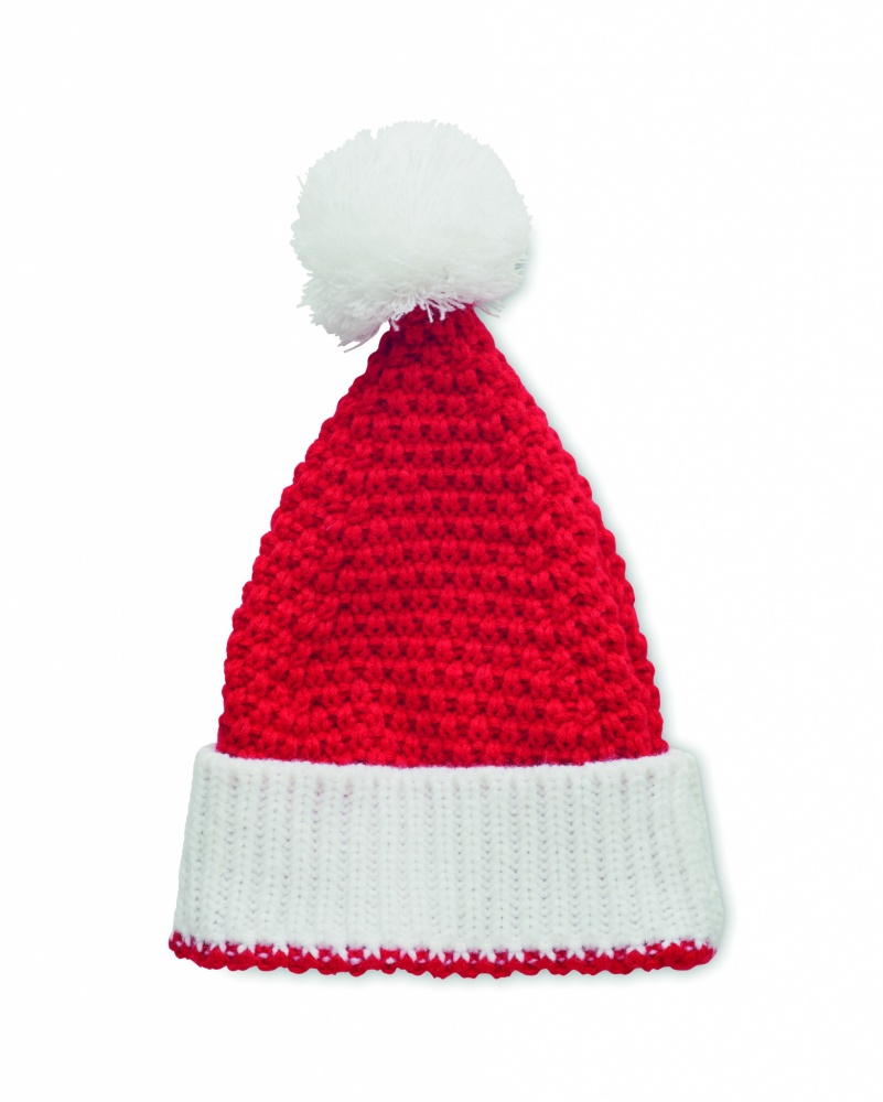 Logo trade promotional gifts picture of: Christmas knitted beanie