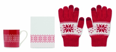 Logotrade promotional items photo of: Winter gift mug and gloves set