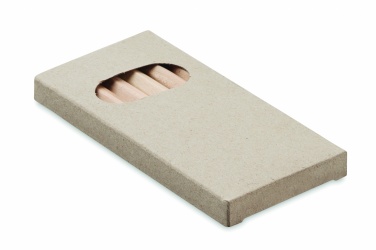 Logotrade corporate gift picture of: 6 coloured pencils in box