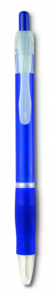 Logo trade promotional merchandise image of: Ball pen with rubber grip